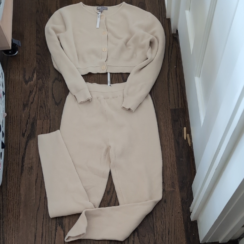 ASOS Beige Knit Leggings Set